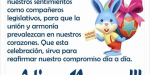Carteles de felices pascuas