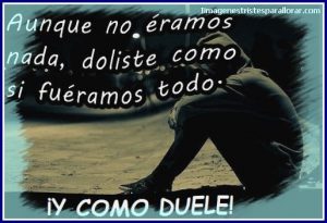 Imagenes de amor tristes con frases para llorar