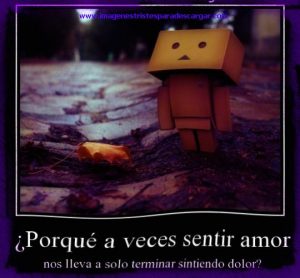 Imagenes de amor tristes para Facebook