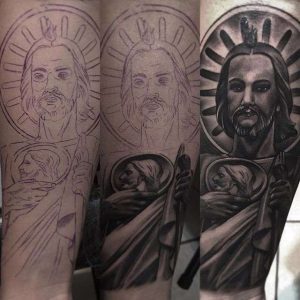 San Judas Tadeo tatuaje