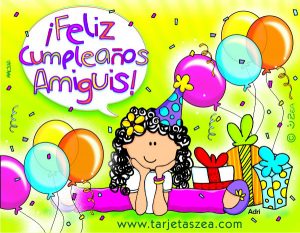 Tarjetas de cumpleaños feliz