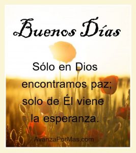 Buenos días cristianos