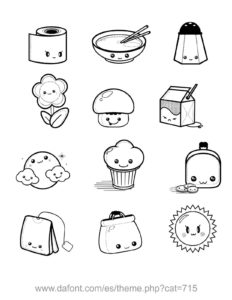 Dibujos Kawaii anime