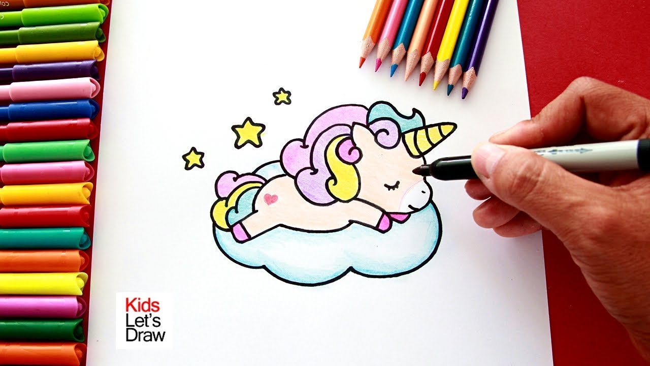 Dibujos kawaii de unicornios paso a paso - Fotos de amor & Imagenes de amor