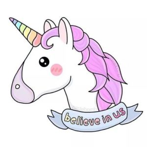 Dibujos de unicornios fáciles para niños