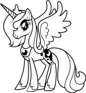 Unicornio-para-colorear-y-dibujar-462x500
