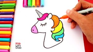 Dibujos de unicornios muchos