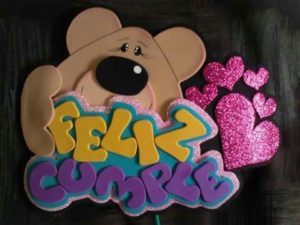 Figuras de amor con letras