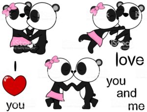 Imágenes de amor Besos dibujos