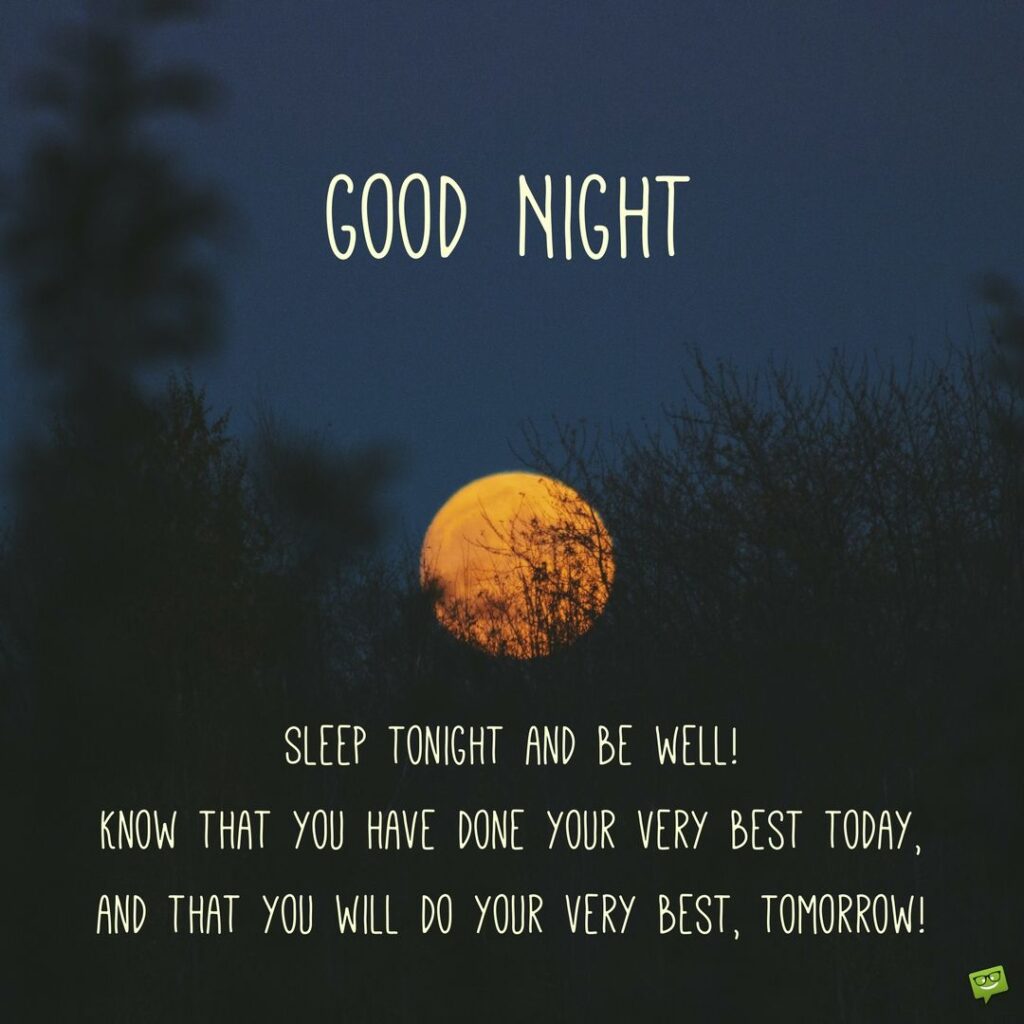 Goodnight messages