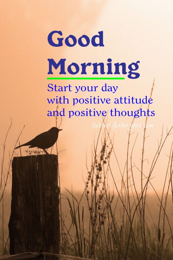 Good morning quotes positive vibes