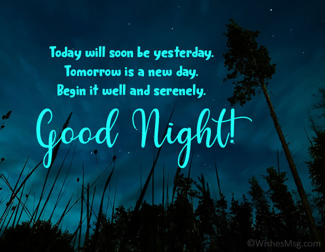 Goodnight messages
