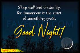 Goodnight messages
