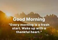 good morning inspirational quotes