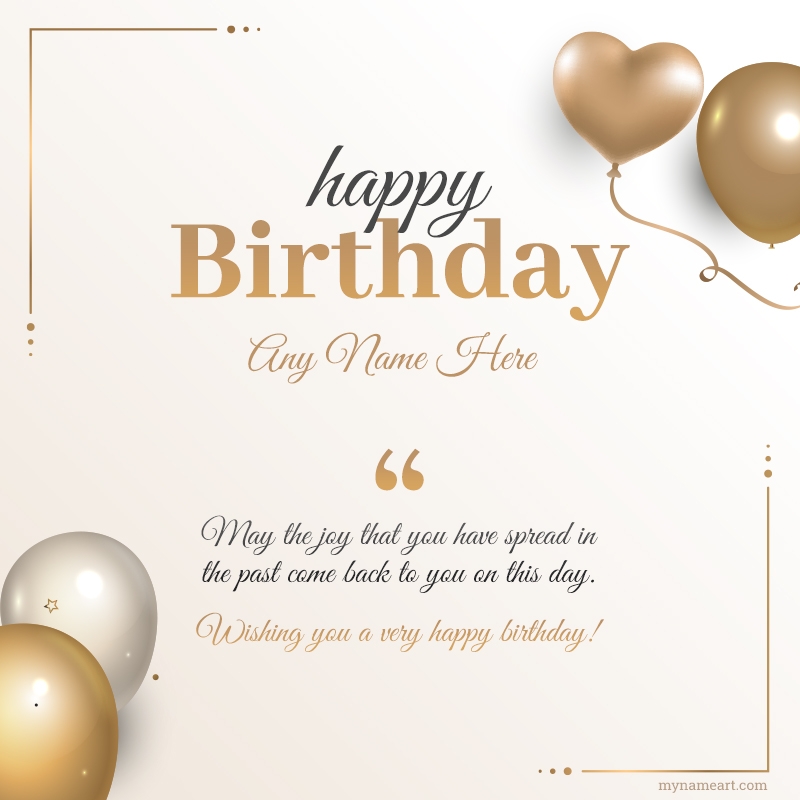 For happy birthday message