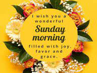 Good Morning Bringing You Some Sunday Love