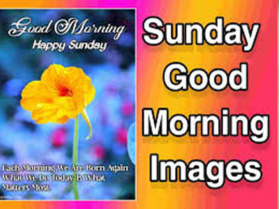Good Morning Sunday Blessings