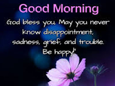 Good Morning With Flowers