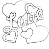 dibujos de corazones