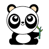 dibujo oso panda