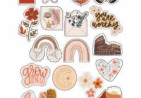 Water bottle stickers