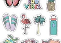 Laptop stickers