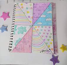 dibujos aesthetic faciles a color