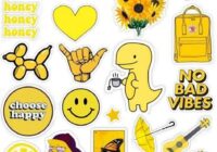 Water bottle stickers