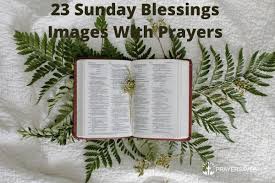 Sunday Blessings Bible Verse